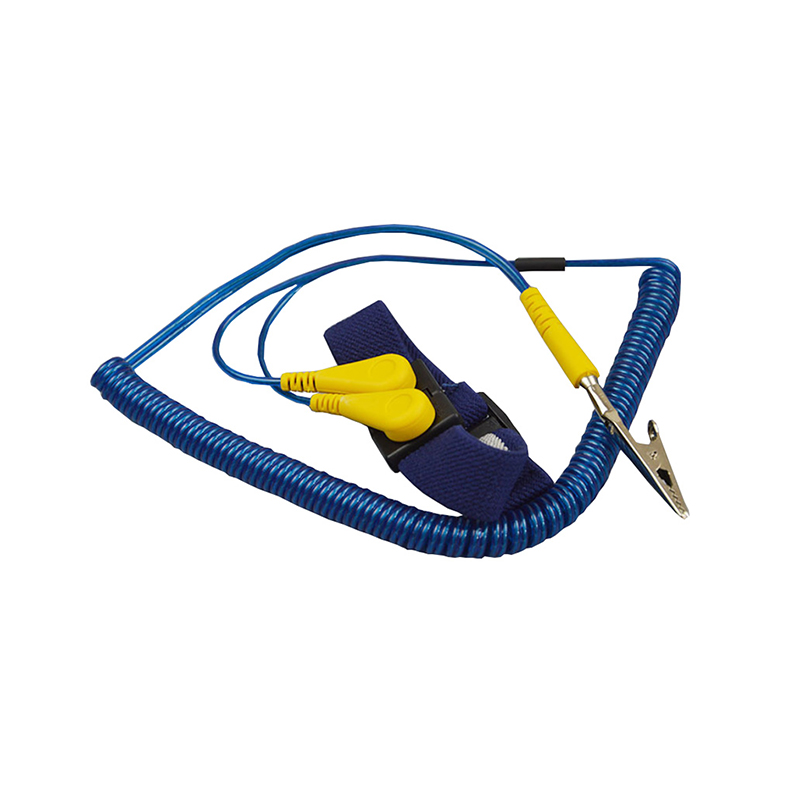 Antistatic pulso strap na may wired
