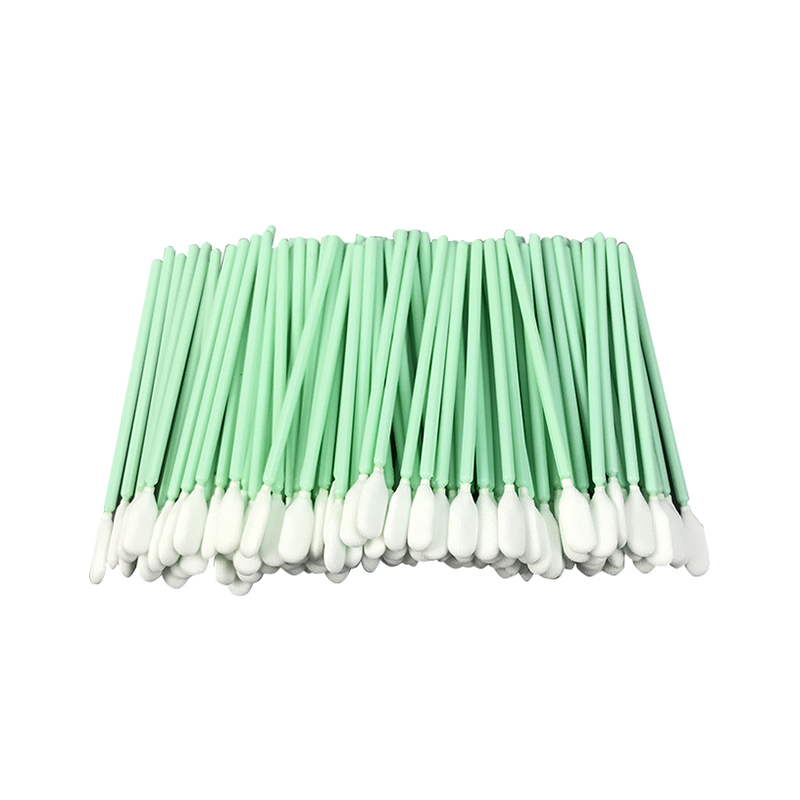Double layer polyester cleaning swab