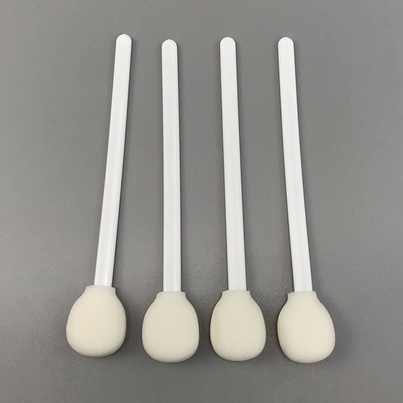 Round tip foam swab