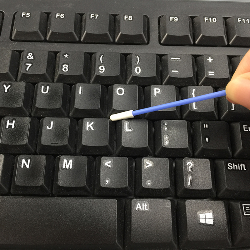 Open-cell foam tip swabs