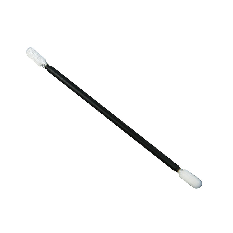 Knitted polyester tipped swab